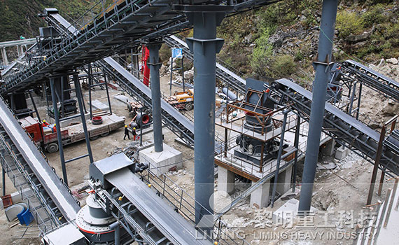 道路橋梁鐵路建設砂石生產線